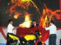 力帆新品车型新街霸亮相首届中国国际摩托车暨零部件交易会