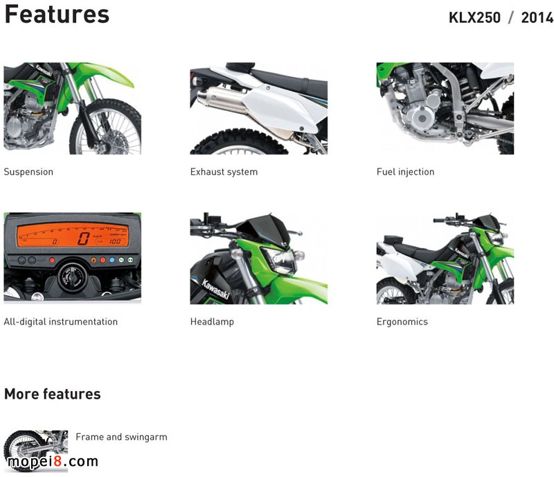 ͬʱŷޡձ۵2014' KLX250LX250S