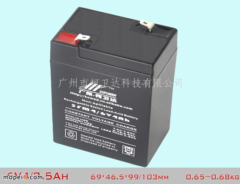 供应6V4 (3.5Ah)_特殊规格铅酸蓄电池