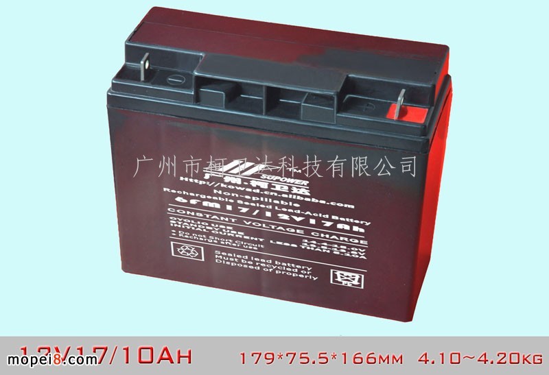 供应12V17(10Ah)_特殊规格铅酸蓄电池