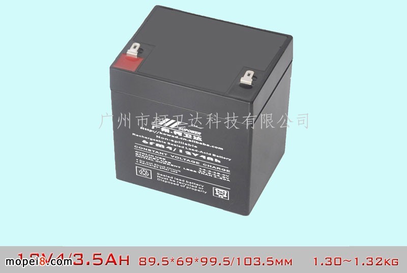 供应12V4(3.5Ah)特殊规格铅酸蓄电池