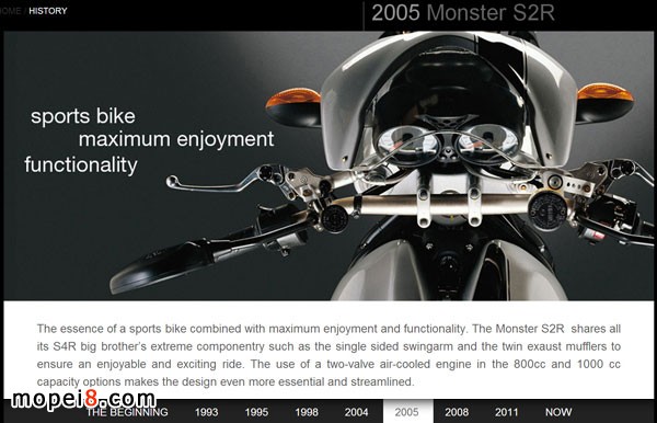 2005 MONSTER S2RͬʱƳ800cc/1,000cc汾