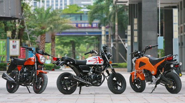 天地游侠大公仔、春风狒狒125、力帆小鬼2 Mini Bike迷你小车实战测评