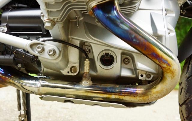 2013 BMW R1200GS水鸟摩托车排气管前段