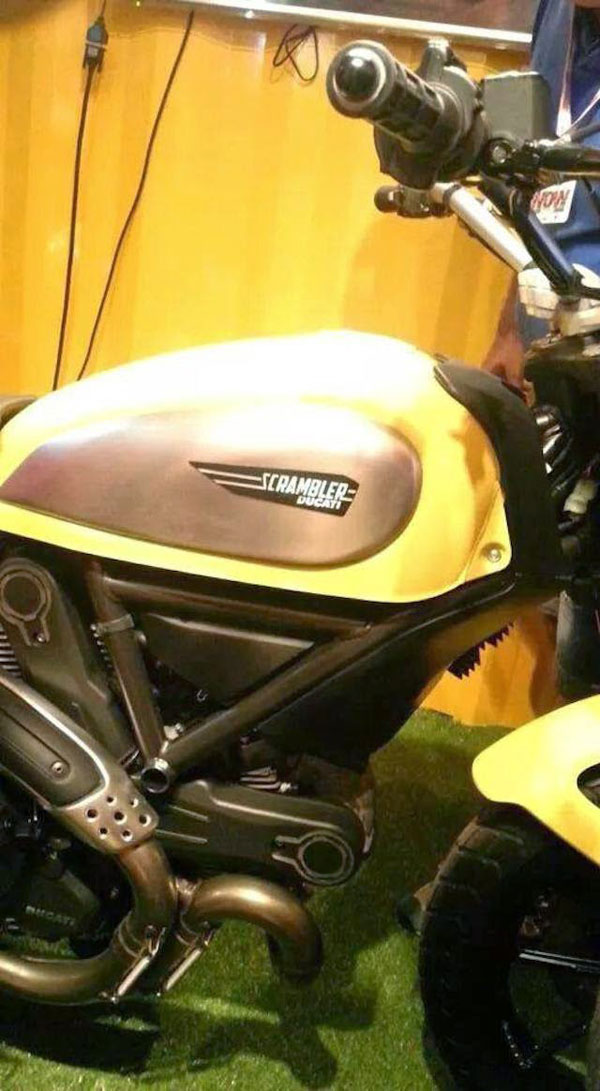 2014世界杜卡迪周Scrambler样车秘密展示