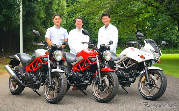 本田250cc裸身摩托车VTR改用子午线轮胎