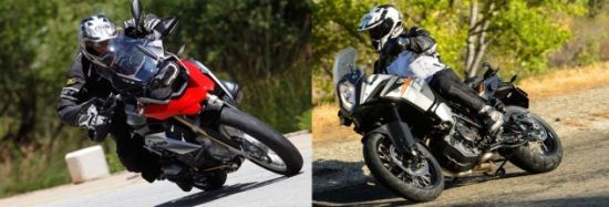 年度最佳冒险车型(并列):宝马R1200GS ADV 和 KTM 1190 ADV