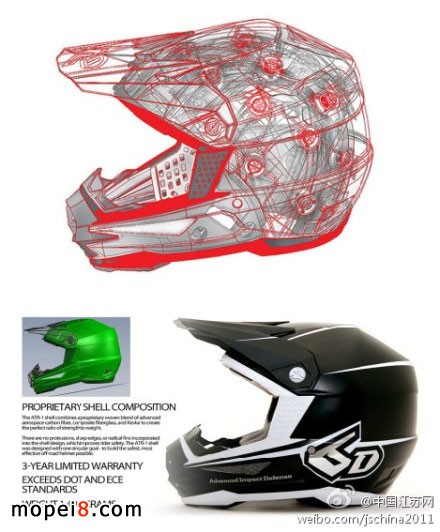 新型摩托车头盔