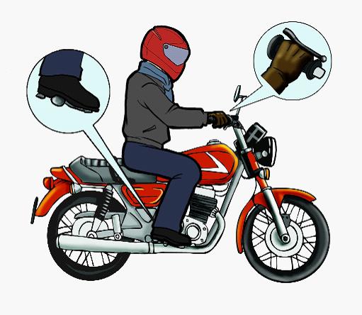 摩托车驾驶姿势规范