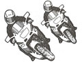 摩托车推胎教程 简单易懂
