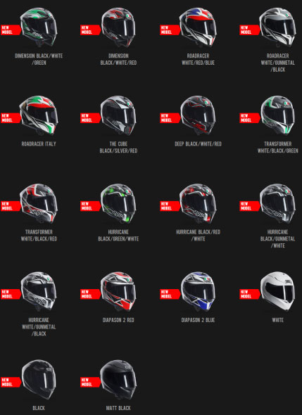 AGV摩托车头盔新款产品K5