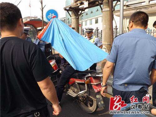 摩托车遮阳伞销毁