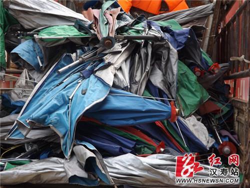 摩托车遮阳伞销毁