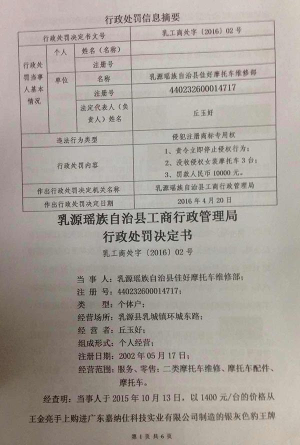 摩托车市场不景气 部分商家打擦边球傍名牌销售