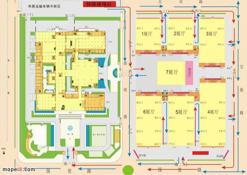 2017春季全国摩配会昆明展位图